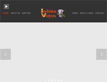 Tablet Screenshot of indianvojon.co.uk